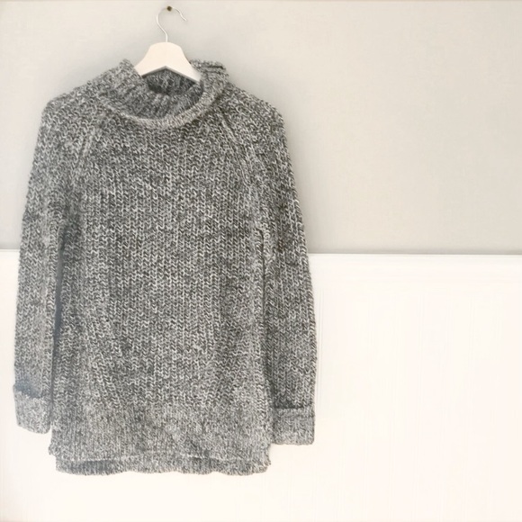 Topshop Sweaters - Topshop Oversized Chunky Knit Roll Neck Sweater